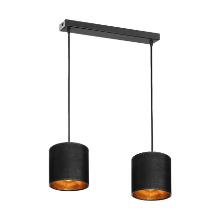 NEVA hängande lampa, max effekt 2x60W, E27, svart