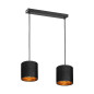 NEVA hängande lampa, max effekt 2x60W, E27, svart