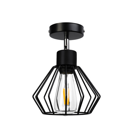 PINO vägglampa, max effekt 1x60W, E27, svart | HandlaSmidigt.se