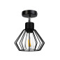 PINO vägglampa, max effekt 1x60W, E27, svart