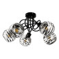 MILANO 5P E27, hängande lampa, max. 5x60W, svart