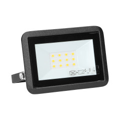 BULLED 10W strålkastare 800lm, IP65, 4000K, aluminium + glas | HandlaSmidigt.se