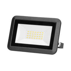 LED-strålkastare 20W, 1600lm, IP65, 4000K, aluminium + glas | HandlaSmidigt.se