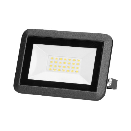 LED-strålkastare 20W, 1600lm, IP65, 4000K, aluminium + glas | HandlaSmidigt.se