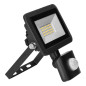 FARO S LED-strålkastare med PIR 20W, 1600lm, IP44, 4000K, aluminium + glas