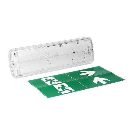 Nödljusarmatur METU LED 2,7W, 3H, IP65, 6000K | HandlaSmidigt.se