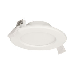 EURUS LED 9W, infälld downlight-armatur, rund, 530lm, 3000K, vit, inbyggd LED-drivare | HandlaSmidigt.se