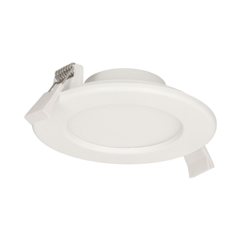 EURUS LED 9W, infälld downlight-armatur, rund, 530lm, 3000K, vit, inbyggd LED-drivare