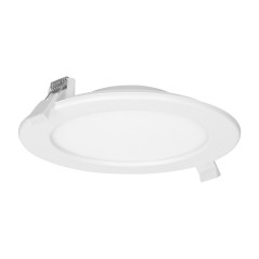EURUS LED 12W, infälld downlight-armatur, rund, 860lm, 4000K, vit, inbyggd LED-drivare