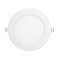 EURUS LED 12W, infälld downlight-armatur, rund, 860lm, 4000K, vit, inbyggd LED-drivare