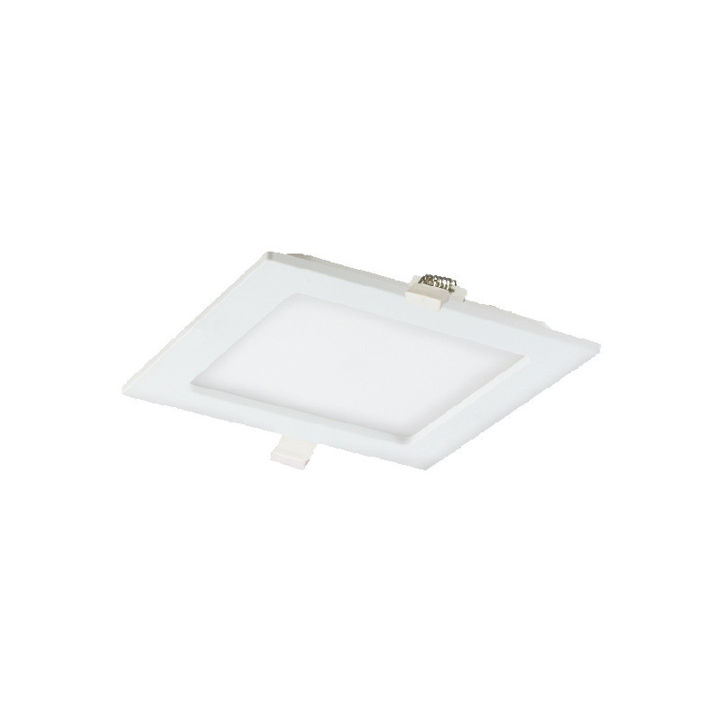 AKMAN LED 18W, infälld downlight-armatur, fyrkantig, 1500lm, 3000K, vit, inbyggd LED-drivare.