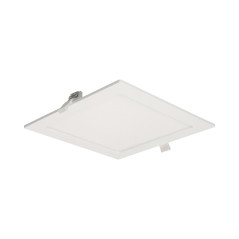 AKMAN LED 18W, infälld downlight-armatur, fyrkantig, 1600lm, 4000K, vit, inbyggd LED-drivare | HandlaSmidigt.se