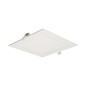 AKMAN LED 18W, infälld downlight-armatur, fyrkantig, 1600lm, 4000K, vit, inbyggd LED-drivare