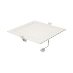 AKMAN LED 18W, infälld downlight-armatur, fyrkantig, 1600lm, 4000K, vit, inbyggd LED-drivare | HandlaSmidigt.se