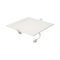 AKMAN LED 18W, infälld downlight-armatur, fyrkantig, 1600lm, 4000K, vit, inbyggd LED-drivare