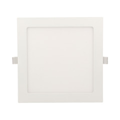AKMAN LED 18W, infälld downlight-armatur, fyrkantig, 1600lm, 4000K, vit, inbyggd LED-drivare | HandlaSmidigt.se