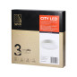 STAD LED 20W, infälld downlight-armatur, rund, 1700lm, 4000K, vit, inbyggd LED-drivare