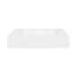 LÅT LED 12W, downlight-armatur, ytmontage, fyrkantig, 800lm, 3000K, vit, inbyggd LED-drivare.