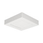 LÅT LED 12W, infälld downlight-armatur, fyrkantig, 860lm, 4000K, vit, inbyggd LED-drivare