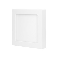 LÅT LED 24W, infälld downlight-armatur, fyrkantig, 1900lm, 3000K, vit, inbyggd LED-drivare | HandlaSmidigt.se