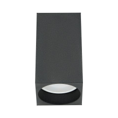 BARBRA DLS GU10 downlight max 7W, IP20, fyrkantig, svart, aluminium | HandlaSmidigt.se