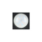 BARBRA DLS GU10 downlight max 7W, IP20, fyrkantig, svart, aluminium