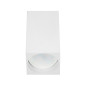 BARBRA DLS GU10 downlight max 7W, IP20, fyrkantig, vit, aluminium