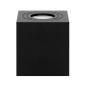 MEGY DLS GU10 downlight max 7W, IP54, fyrkantig, svart, aluminium