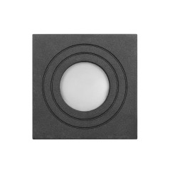 MEGY DLS GU10 downlight max 7W, IP54, fyrkantig, svart, aluminium | HandlaSmidigt.se