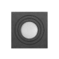 MEGY DLS GU10 downlight max 7W, IP54, fyrkantig, svart, aluminium