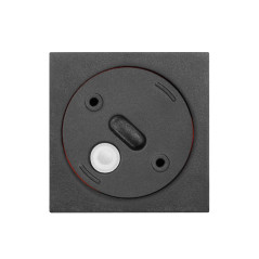 MEGY DLS GU10 downlight max 7W, IP54, fyrkantig, svart, aluminium | HandlaSmidigt.se