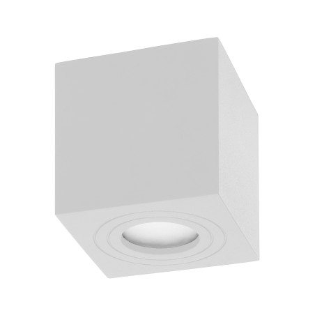 MEGY DLS GU10 downlight max 7W, IP54, fyrkantig, vit, aluminium | HandlaSmidigt.se