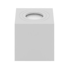 MEGY DLS GU10 downlight max 7W, IP54, fyrkantig, vit, aluminium | HandlaSmidigt.se
