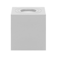 MEGY DLS GU10 downlight max 7W, IP54, fyrkantig, vit, aluminium | HandlaSmidigt.se