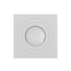 MEGY DLS GU10 downlight max 7W, IP54, fyrkantig, vit, aluminium | HandlaSmidigt.se