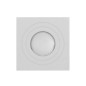 MEGY DLS GU10 downlight max 7W, IP54, fyrkantig, vit, aluminium