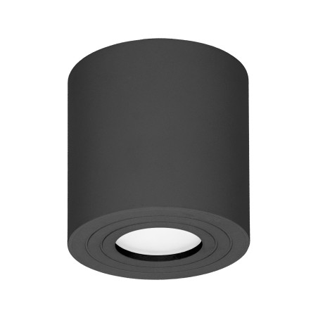 MEGY DLR GU10 downlight max 7W, IP54, rund, svart, aluminium | HandlaSmidigt.se