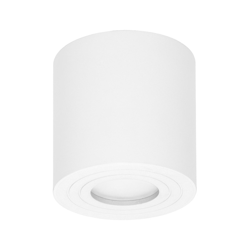 MEGY DLR GU10 downlight max 7W, IP54, rund, vit, aluminium