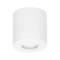 MEGY DLR GU10 downlight max 7W, IP54, rund, vit, aluminium