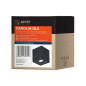 CAROLIN DLS GU10 downlight max 7W, IP20, fyrkantig, svart