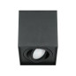 CAROLIN DLS GU10 downlight max 7W, IP20, fyrkantig, svart