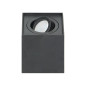 CAROLIN DLS GU10 downlight max 7W, IP20, fyrkantig, svart