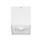 CAROLIN DLS GU10 downlight max 7W, IP20, fyrkantig, vit