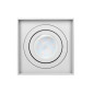 CAROLIN DLS GU10 downlight max 7W, IP20, fyrkantig, vit