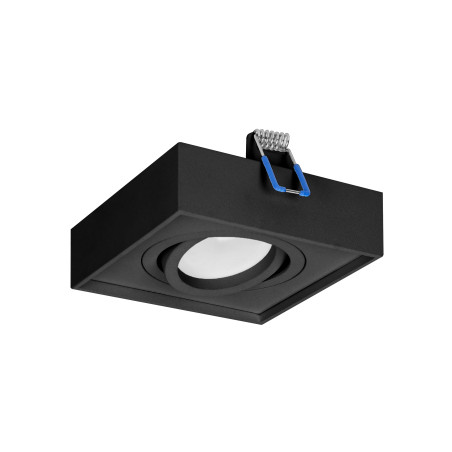 RING S dekorativ ram för punktbelysning, MR16/GU10 max 50W, justerbar, fyrkantig, svart