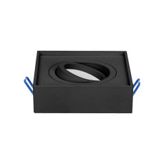 RING S dekorativ ram för punktbelysning, MR16/GU10 max 50W, justerbar, fyrkantig, svart | HandlaSmidigt.se