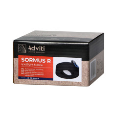 RING R dekorativ ram för punktbelysning, MR16/GU10 max 50W, justerbar, rund, svart | HandlaSmidigt.se