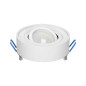 RING R dekorativ ram för punktbelysning, MR16/GU10 max 50W, justerbar, rund, vit