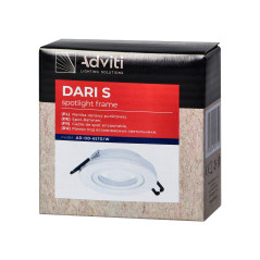 FRÅN R dekorativ ram för punktbelysning, MR16/GU10 max 50W, rund, vit IP44 | HandlaSmidigt.se