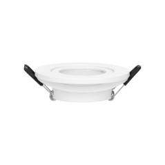 FRÅN R dekorativ ram för punktbelysning, MR16/GU10 max 50W, rund, vit IP44 | HandlaSmidigt.se